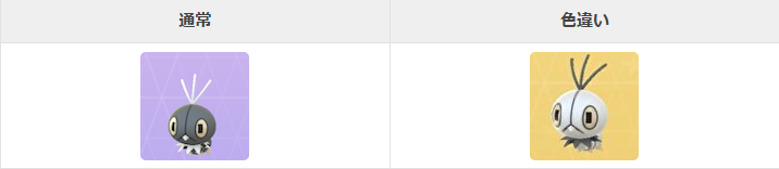 ポケモンGO コフキムシ 色違い