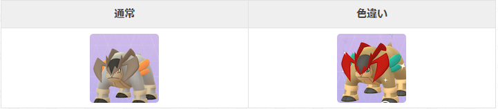 テラキオンの色違い